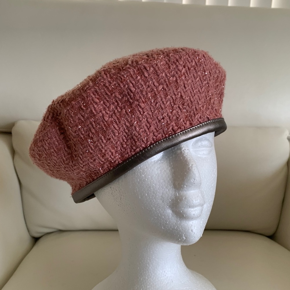 Inc International Concepts Tweed Sparkle Beret